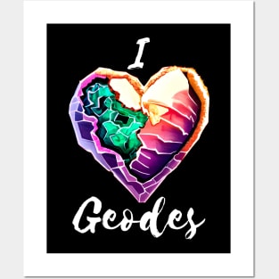 I Heart Geodes Posters and Art